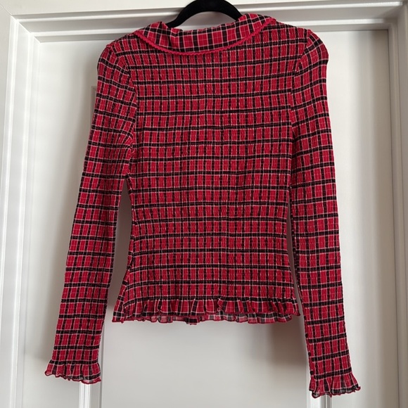 Free People Caught a Feeling Top | Size Small | Red Combo - Picture 3 of 8